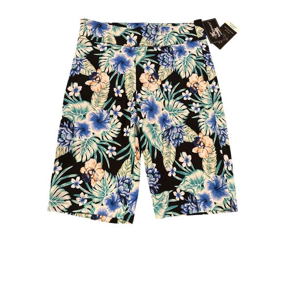 Counterparts Bermuda Shorts Tropical Floral Small - Picture 1 of 5